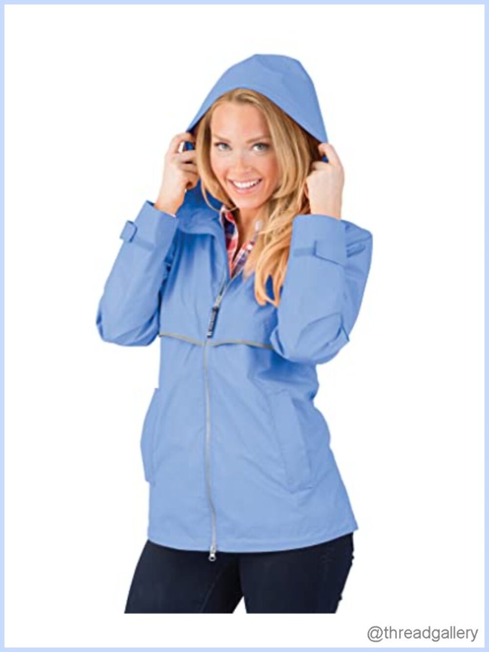 Women's New Englander Waterproof Windproof Rain Jacket with Heat-Sealed Seams